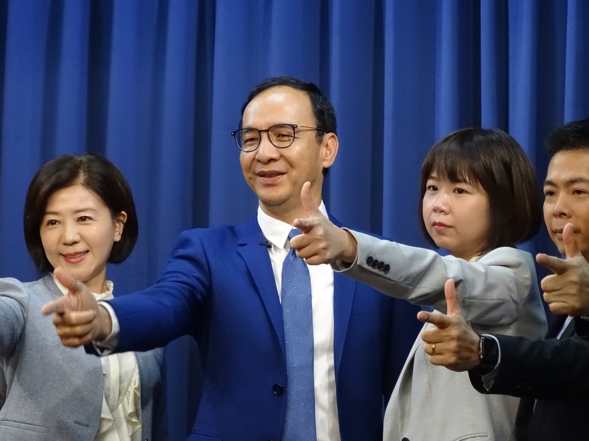 ▲韓國瑜競選總部主委朱立倫。（圖／記者呂炯昌攝, 2019.12.16）