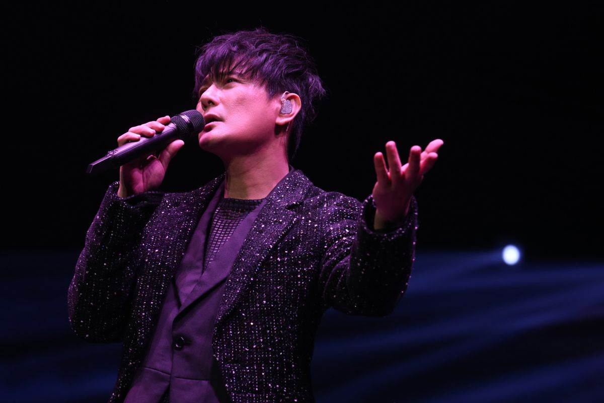 ▲張信哲在上海舉辦「未來式」演唱會。（圖／潮水音樂提供）