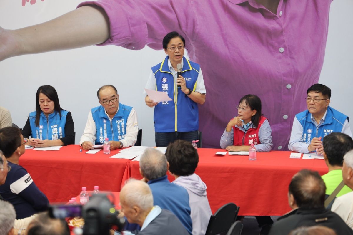 ▲張善政為目前五五波的第二選區選情特別加溫。（圖／記者蘇榮泉攝，2019.12.16）