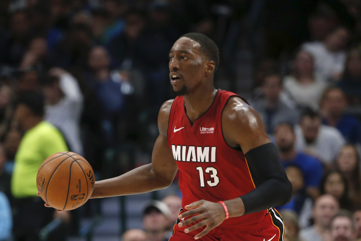 熱火隊中鋒Bam Adebayo。（圖／美聯社／達志影像）