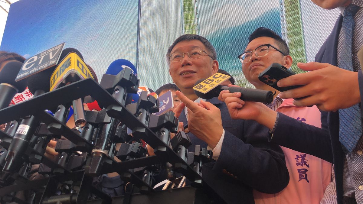 ▲台北市長柯文哲。（圖／記者丁上程攝, 2019.12.17）