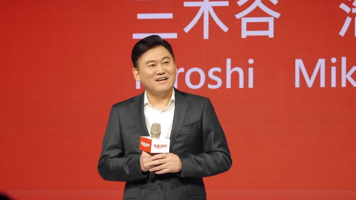 樂天集團創辦人三木谷浩史（圖／吳政紘攝）