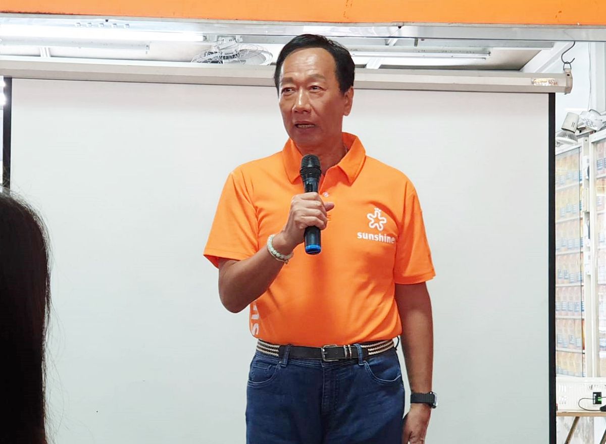 ▲針對邱毅爆料之前名列國民黨不分區是郭推薦的，郭台銘17日則回應「自己沒有能力干預國民黨家務事」。（圖／記者許家禎攝，2019.12.17）