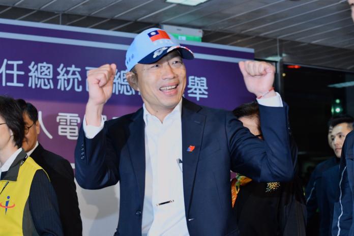 快訊／韓國瑜政見發表起手式　高呼三聲「我愛中華民國」
