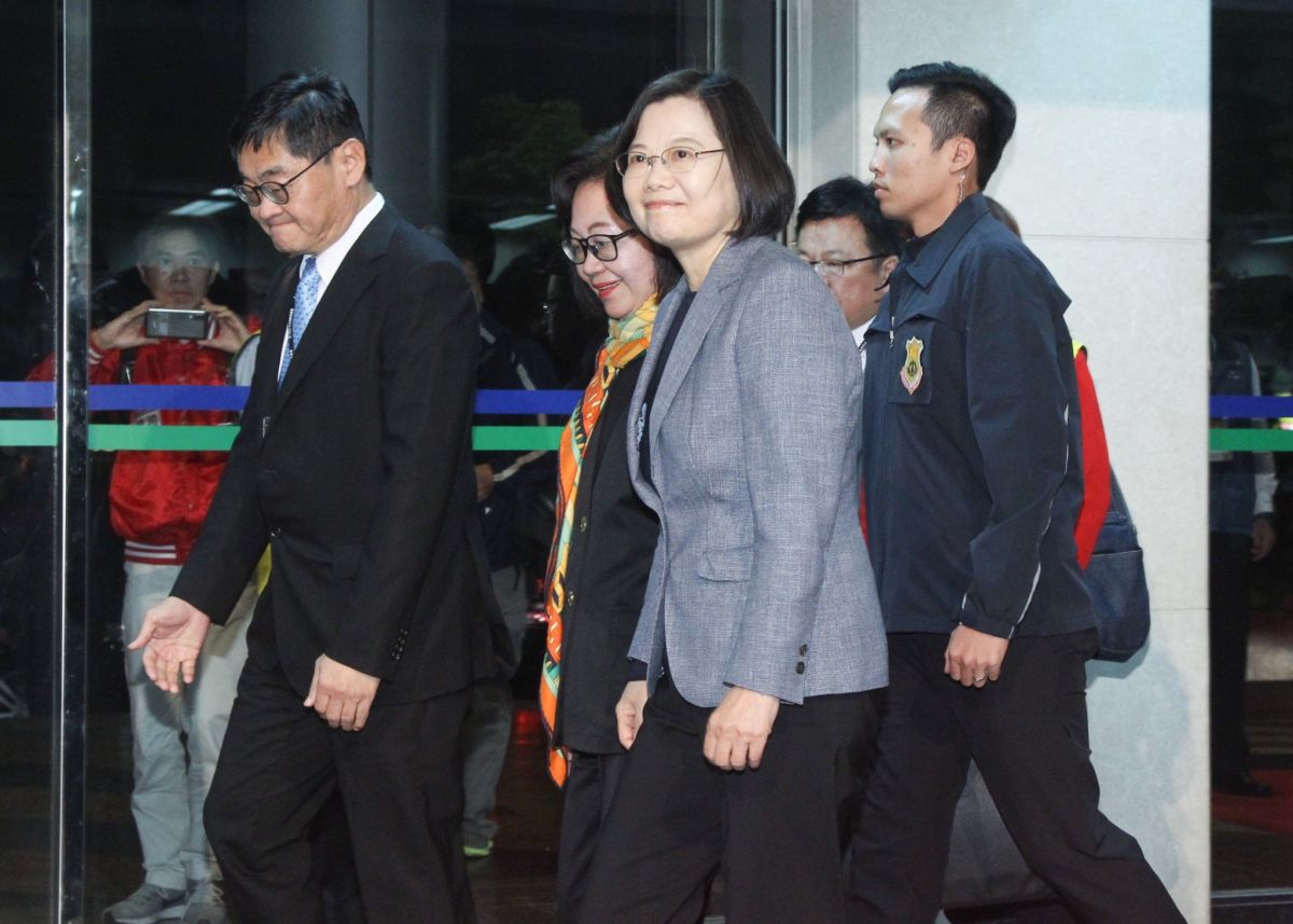 ▲蔡英文參加第15屆總統候選人第一場政見發表會。（記者／葉政勳攝）