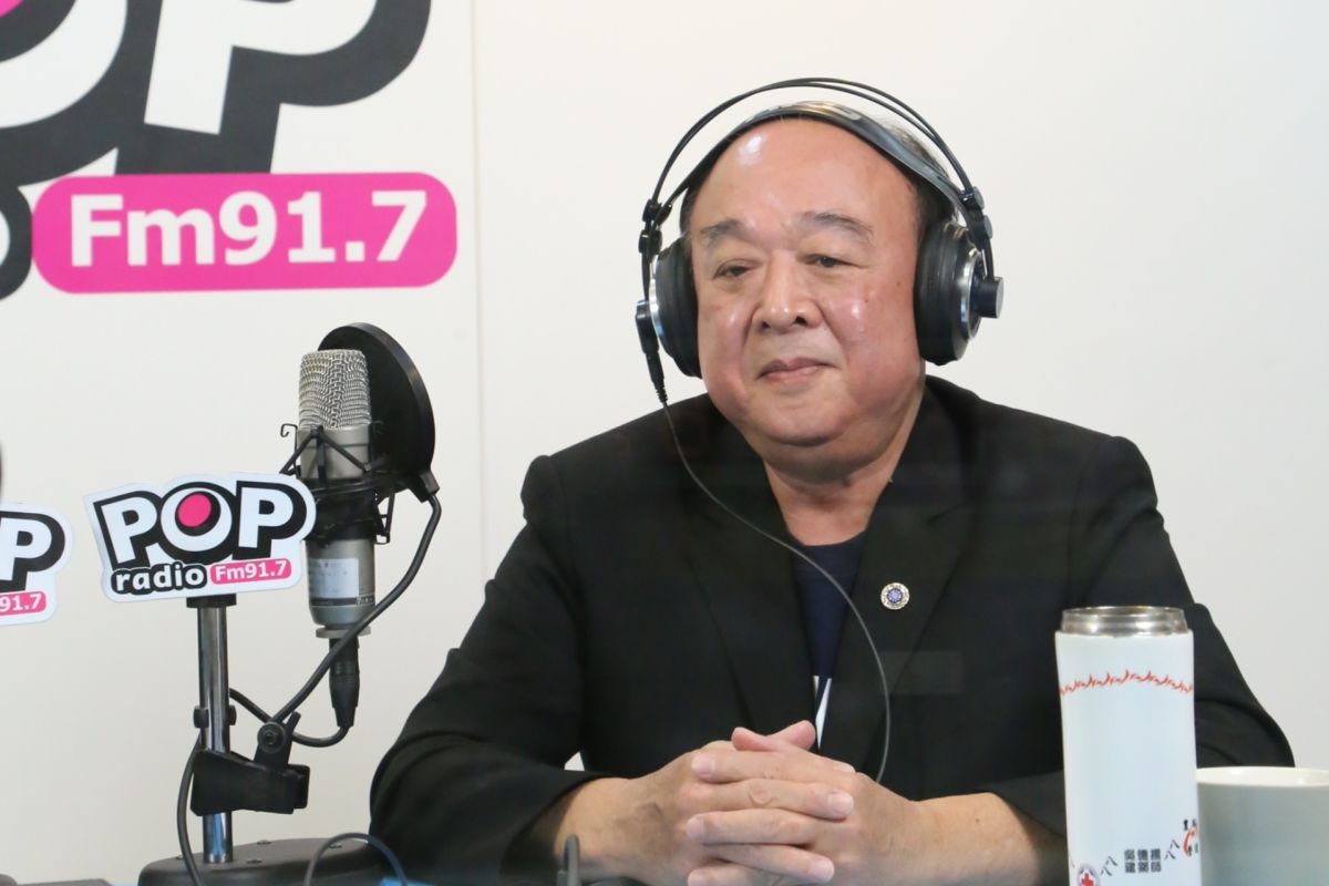 國民黨不分區立委候選人吳斯懷。（圖 / POP廣播提供）