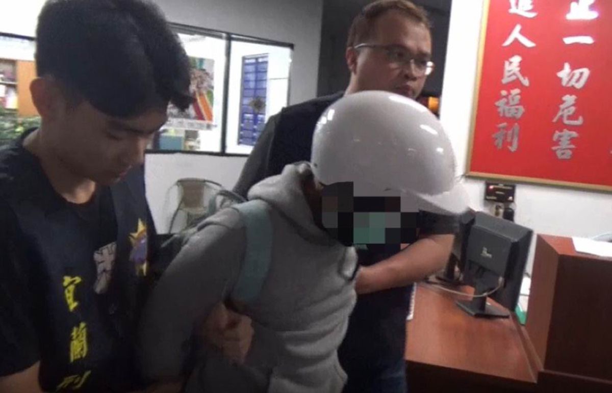 ▲許姓男子行兇後被依殺人未遂罪嫌移送宜蘭地檢署偵辦。（圖／宜蘭警分局提供)