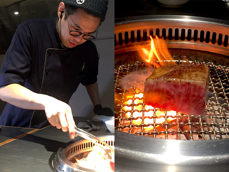 ▲曾在米其林1星大腕燒肉的烤肉職人、現任犇和牛館料理長周宏益——Leak，獨家分享燒烤和牛的小撇步