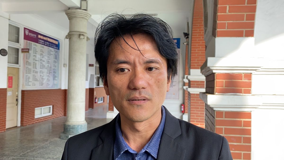 ▲長榮中學校長戴志勳表示，部份教師對學校作法有誤解，目前校方正盡力解決資金短絀的問題。（圖／記者陳聖璋攝，2019.12.19）