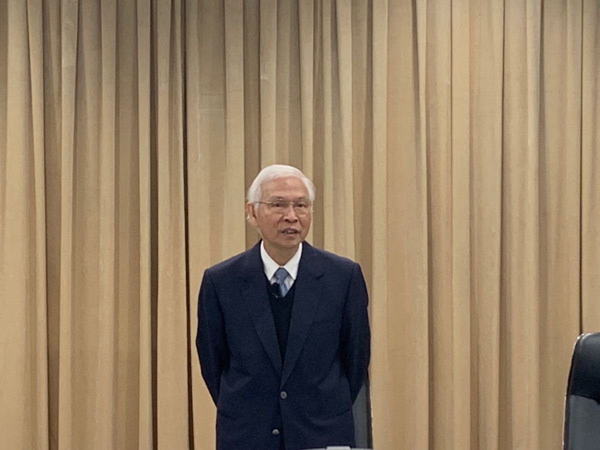 ▲中央銀行總裁楊金龍在央行理監事會後記者會，宣示央行維持新台幣匯率及金融穩定的決心。（圖／記者顏真真攝）