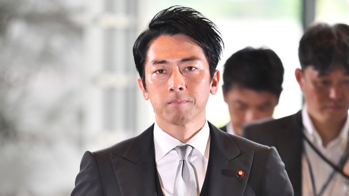 ▲日本新環境大臣，前首相小泉純一郎之子小泉進次郎（圖／翻攝香港01）