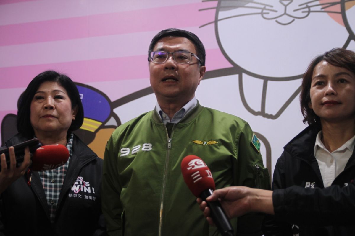 ▲民進黨主席卓榮泰今（20）下午來到花蓮為蕭美琴助選，但蕭美琴似乎刻意避開，不與卓榮泰同台。（圖／記者鄭志宏攝）