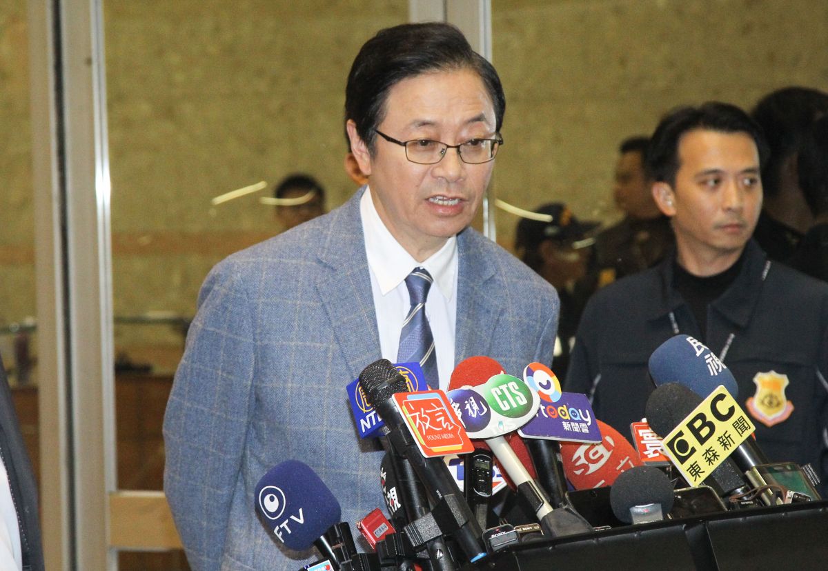 ▲國民黨副總統候選人張善政參加第15任總統選舉副總統候選人電視政見發表會。（圖／記者葉政勳攝 , 2019.12.20）