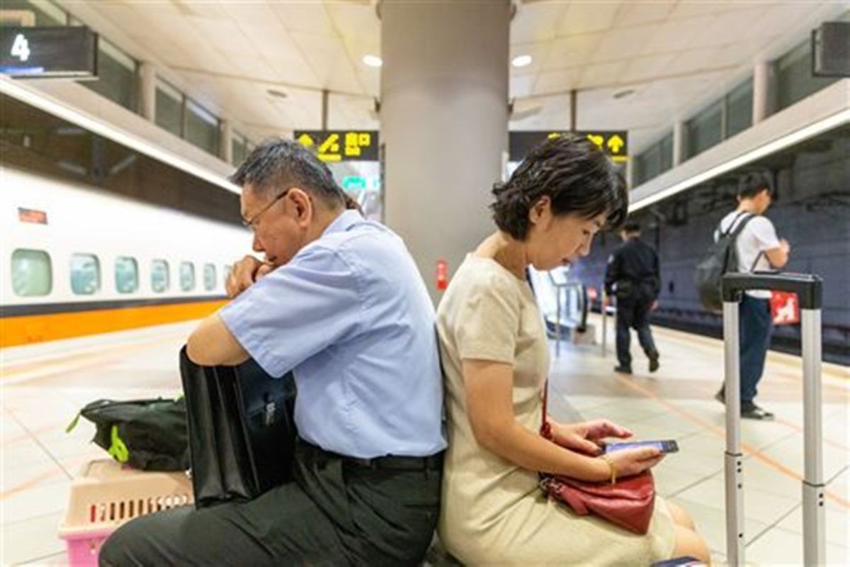 台北市長柯文哲和妻子陳佩琪。( 圖 / 翻攝陳佩琪臉書 )