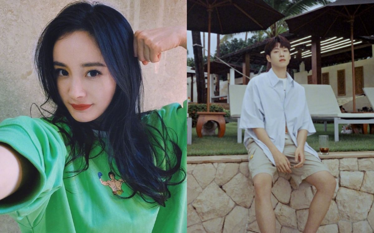 ▲楊冪與與魏大勛的緋聞鬧得沸沸揚揚。（圖／ 翻攝微博） 