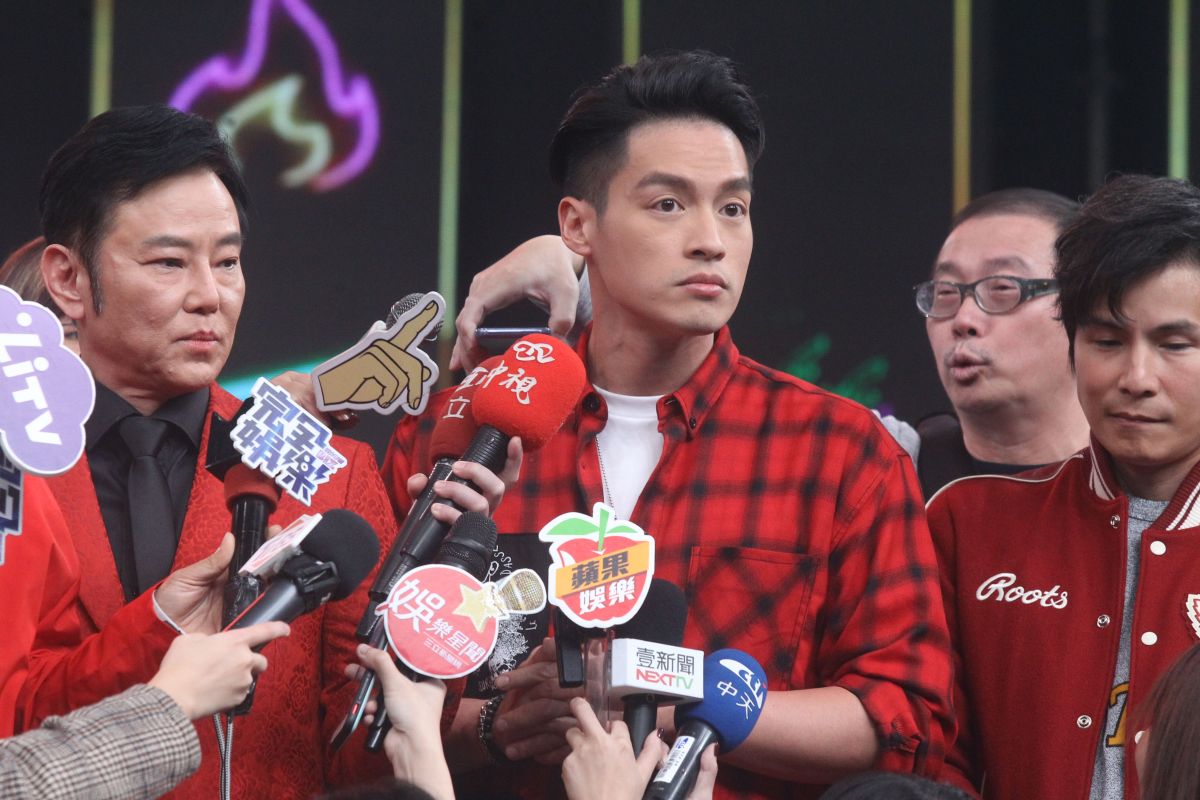 ▲藝人許孟哲錄製除夕特別節目《超級華人風雲大賞》。（圖／記者葉政勳攝 , 2019.12.21）