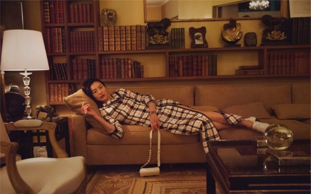 ▲大陸超模劉雯身材纖細高挑。（圖／ 翻攝微博） 