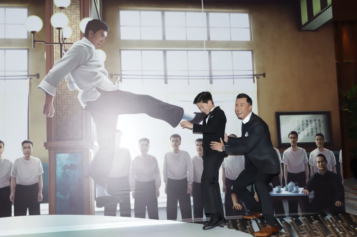 ▲甄子丹兒子才12歲，已經是跆拳道黑帶高手。（圖／華映）