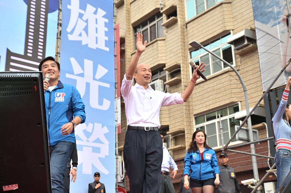 ▲韓國瑜在遊行結束後於臉書感性發言。（圖／韓國瑜臉書）