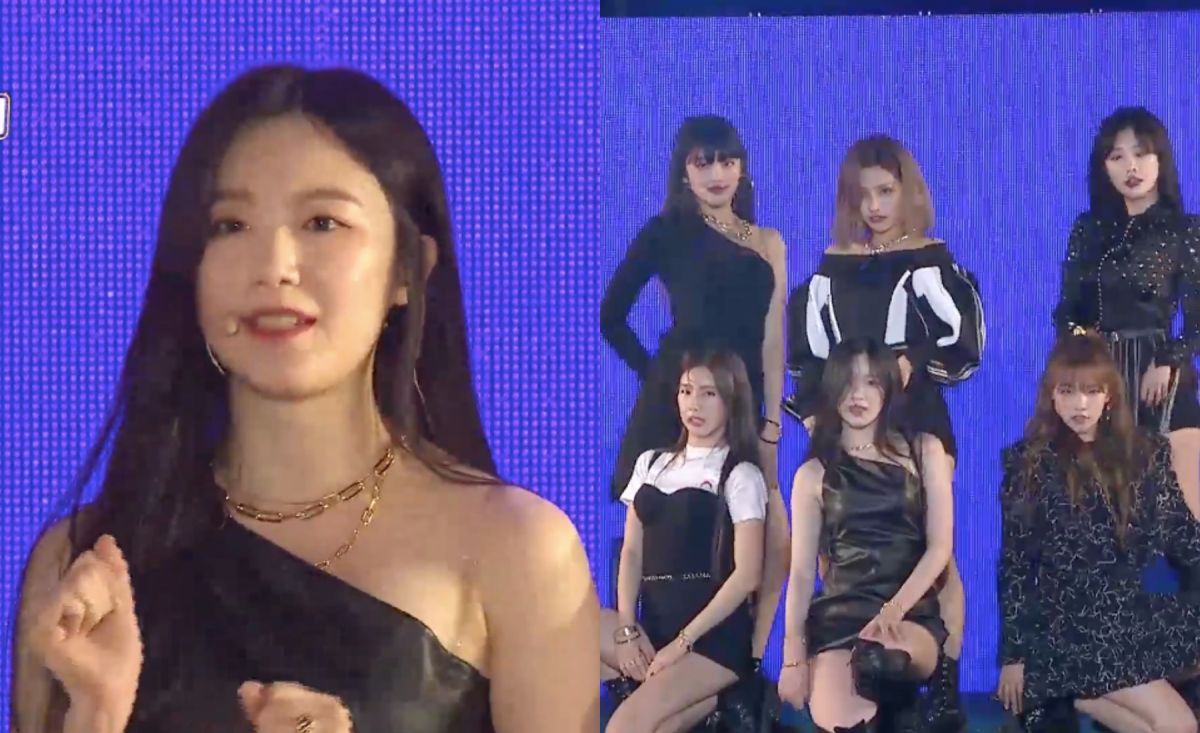 ▲台灣出生的舒華（左）與(G)I-DLE成員二度來台。（圖／壹直播YouTube）
