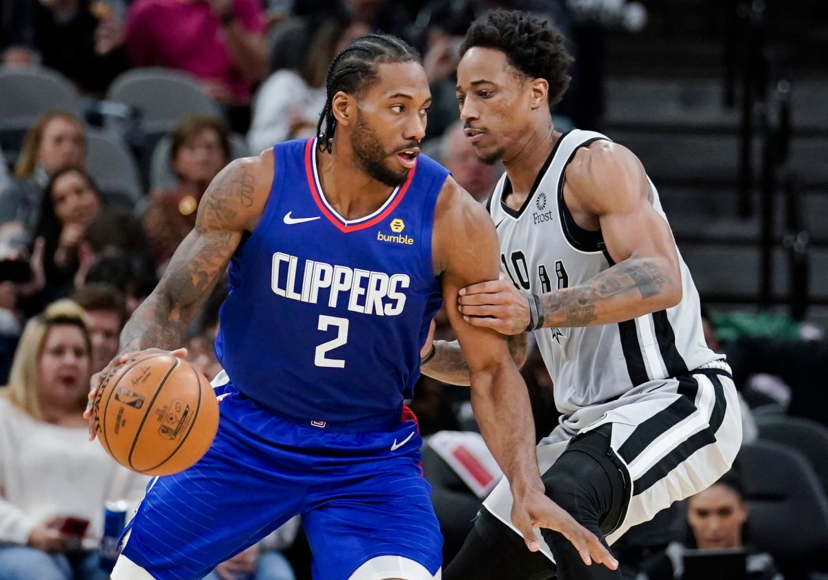 ▲Kawhi Leonard、DeMar DeRozan。（圖／美聯社／達志影像）