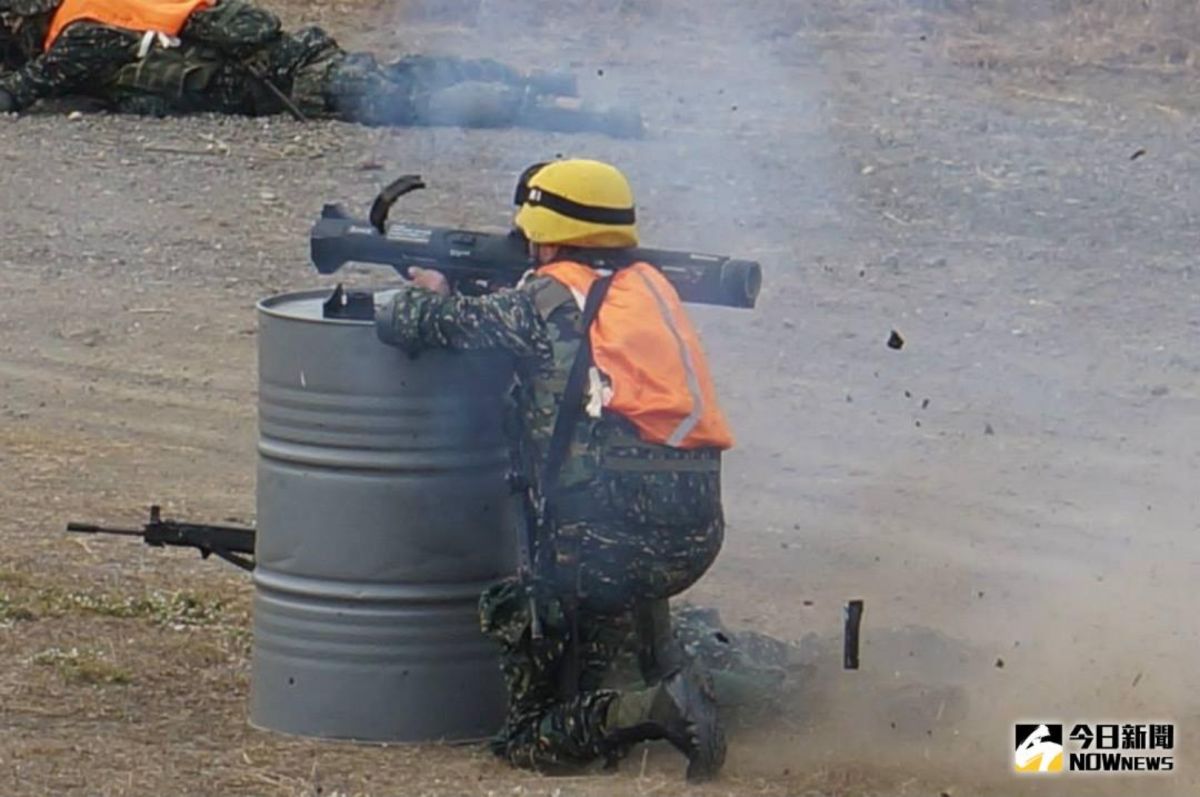 ▲紅隼火箭彈為單兵反裝甲武器，相關的採購與配置新聞媒體已經有詳細報導。（圖／NOWnews資料照）