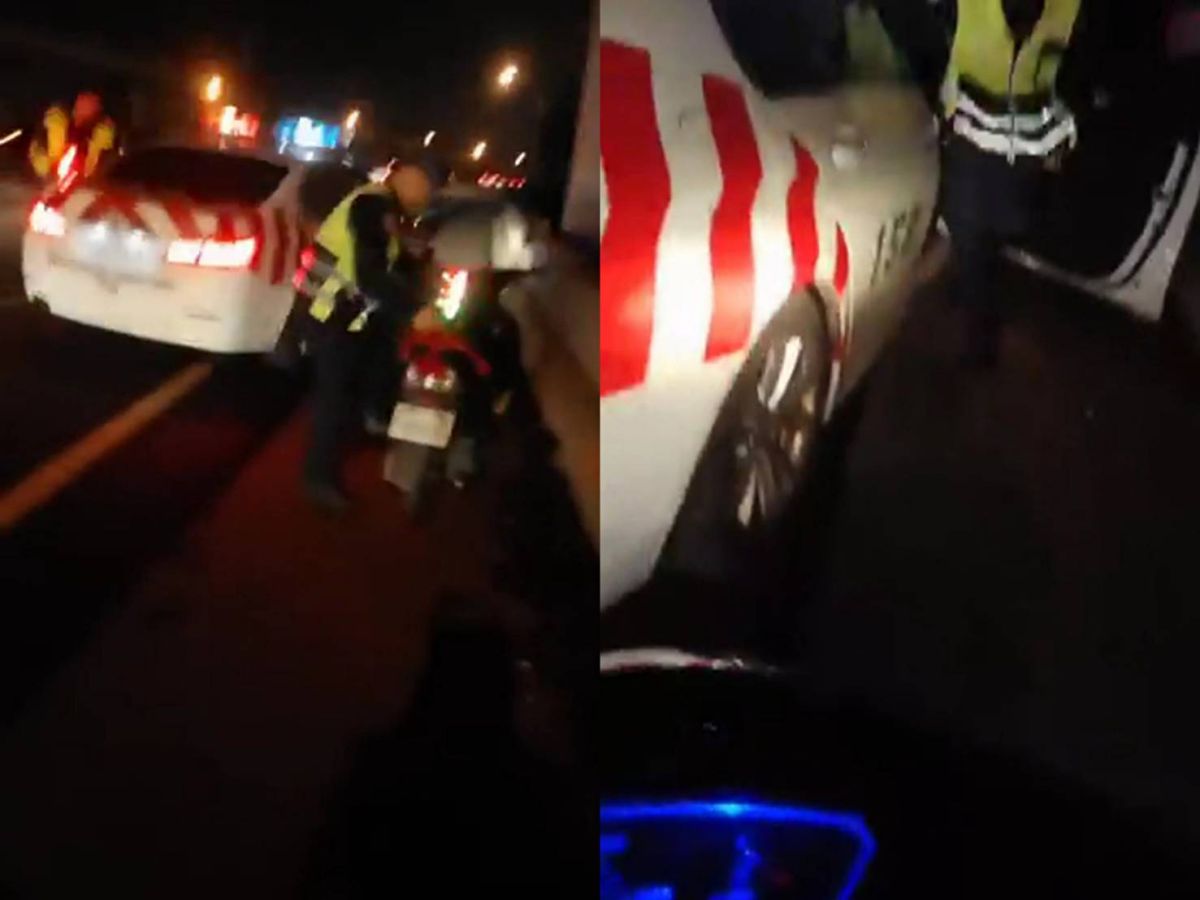 ▲網紅「吃屎哥」游兆霖又有壯舉，昨晚直播揚言觀看人數破萬就要騎車闖上國道，結果他才一上國道就被國道警察攔下帶回偵訊。（圖／翻攝「游兆霖」臉書）