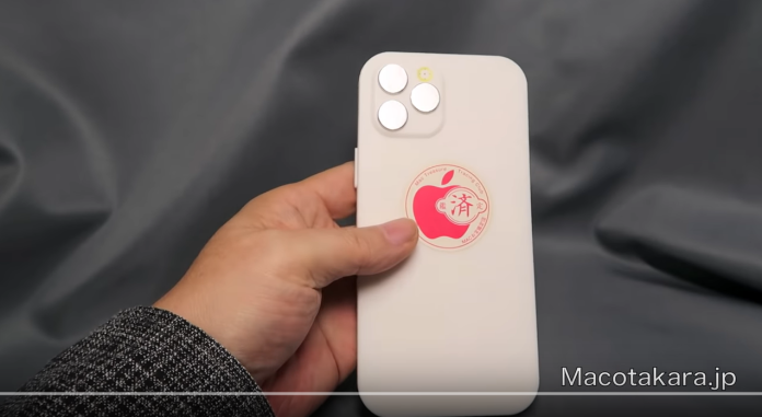 ▲傳言iPhone 12 Pro Max 3D樣機。（取自Mac Otakara YouTube影片）