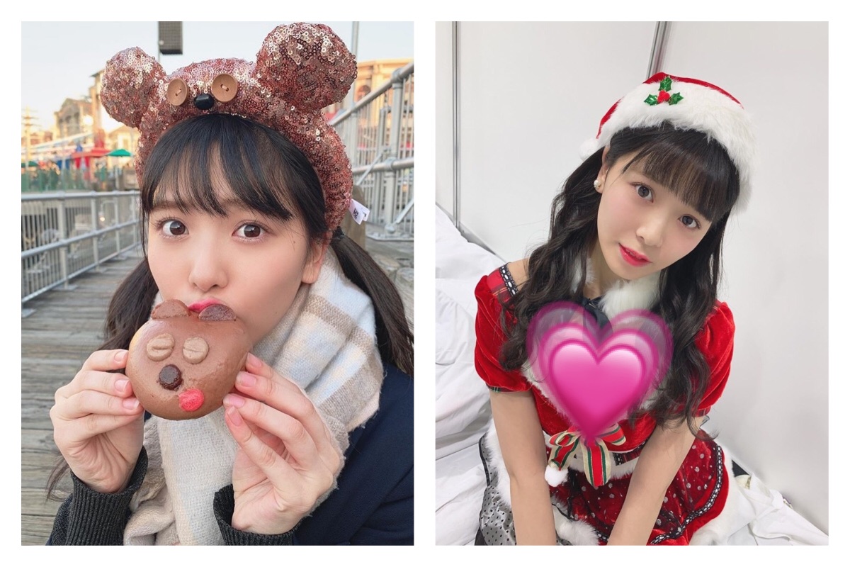 ▲甜心美女「聖誕裝緊繃快炸裂」，男粉眼睛全亮。（圖／翻攝自 peachpeach_o6o8 IG ）