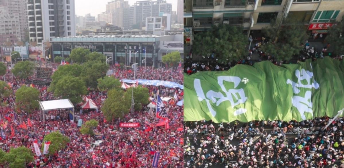 ▲上週六在高雄同時有罷韓及挺韓遊行舉辦。（合成圖／翻攝韓家軍臉書、wecare臉書）
