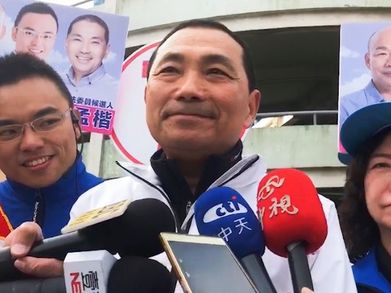 ▲侯友宜針對環狀線確定無法如期在年底通車，他說自己也滿心期待，但交通部排定履勘、後續修正等因素，導致必須延至明年初。（圖／記者宋原彰攝，2019.12.24）