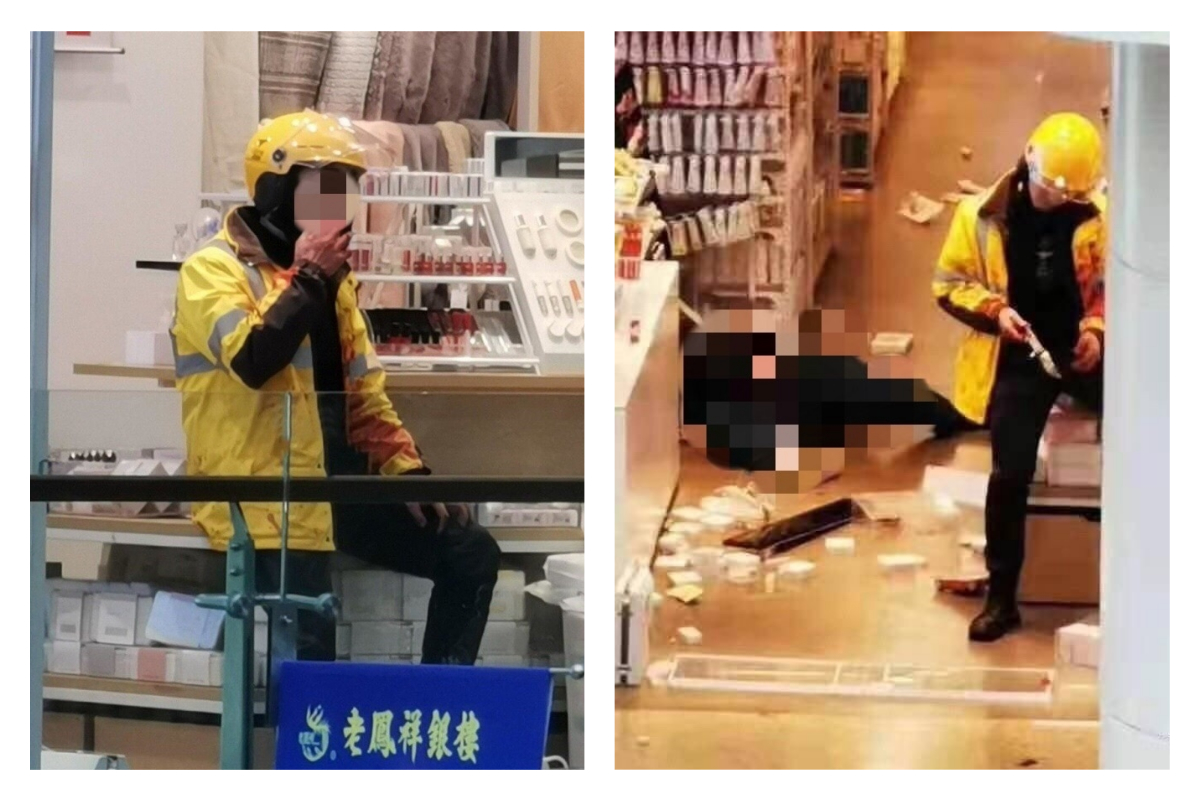 ▲大陸版鄭捷？外送員「拿刀砍死店長」。（圖／翻攝自 telegram ）