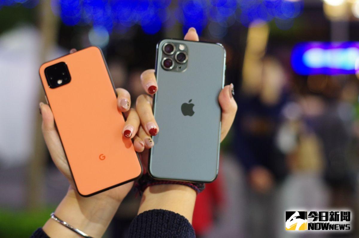 ▲比較 2019 年兩大話題新手機 Pixel 4 及 iPhone 11 Pro 的夜拍效能，不用使用專業相機也能拍出美照。
。（圖／記者陳致宇攝）