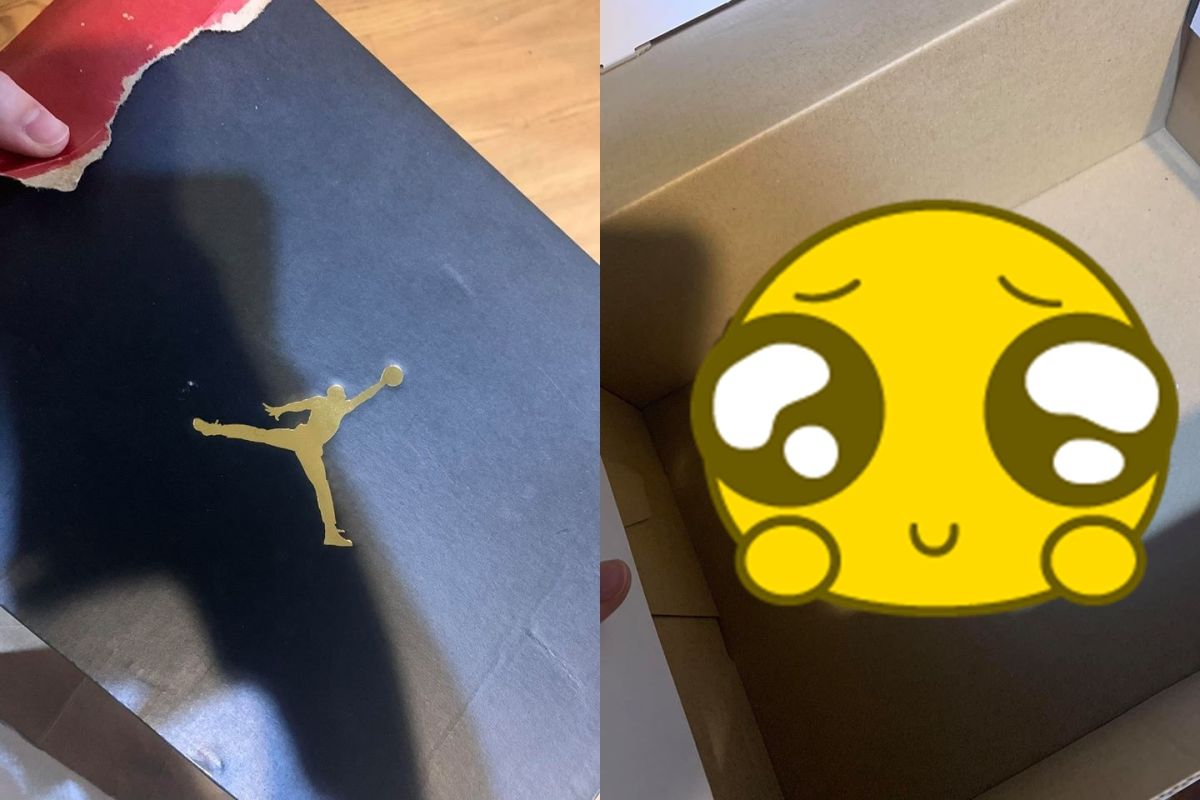 ▲交換禮物抽到老闆的舊鞋盒，卻意外成為最大禮。（圖／爆廢公社）