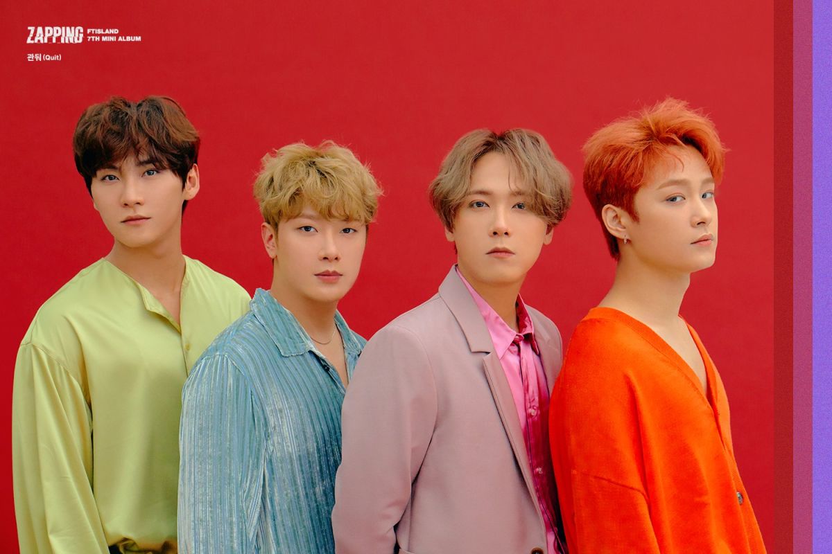 ▲FTIsland明年只剩崔敏煥（左二起）李洪基、李在真3人。（圖／FTIsland臉書）
