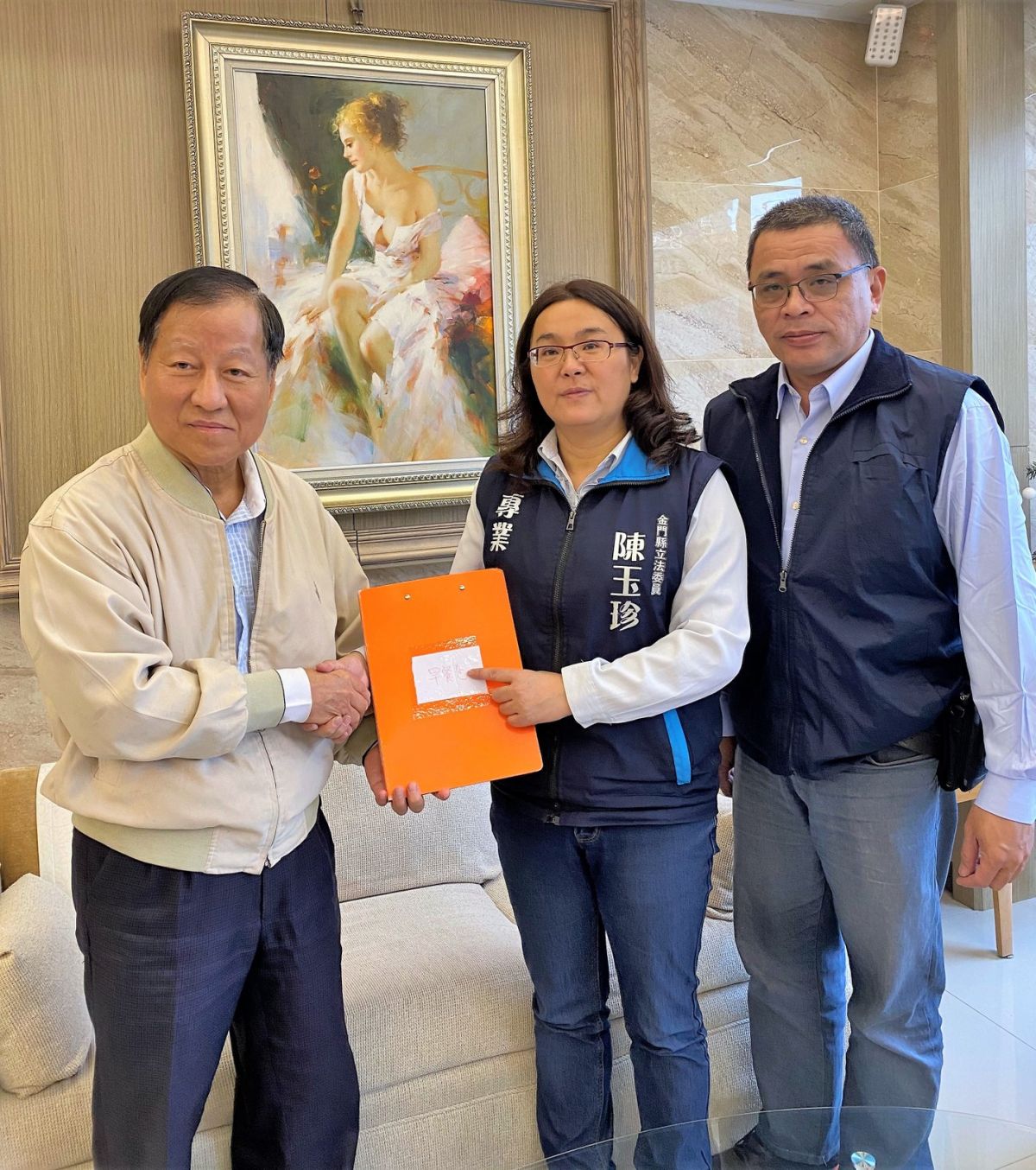 ▲金門現任立委陳玉珍自掏腰包租下天母之星商務旅館房間，免費提供赴台轉診鄉親一個溫暖的暫歇住所。（圖／陳玉珍立委辦公室提供）