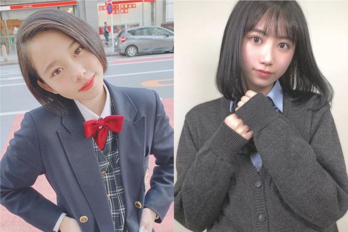 ▲ 2019 年最可愛女高中生冠軍 A-Yu （左）與亞軍 Yumenon （右）。（合成圖／翻攝自 ayu.3209 、 okamotoyumenon IG）