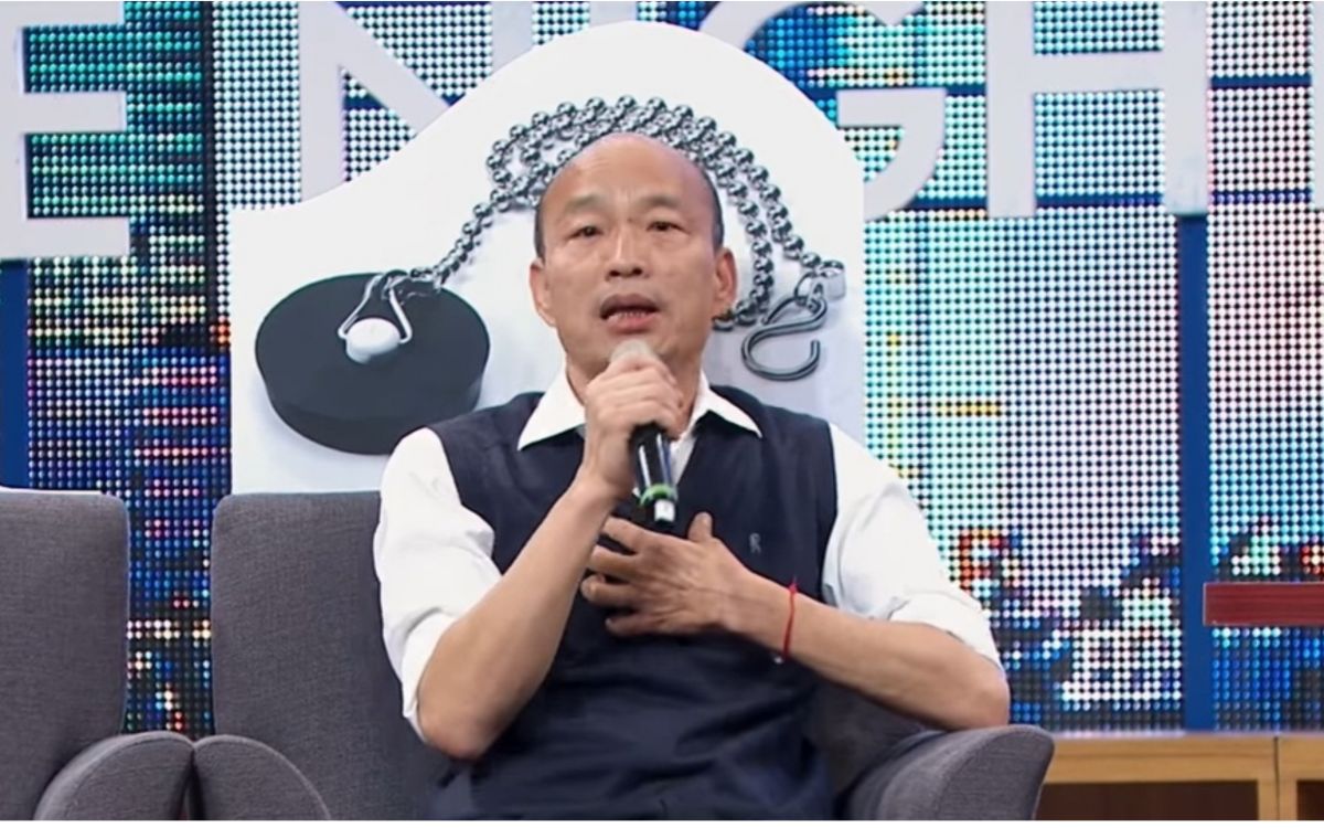 ▲國民黨總統候選人韓國瑜日前接受網路脫口秀節目《博恩夜夜秀》專訪。（圖／翻攝Youtube） 

 

 

 