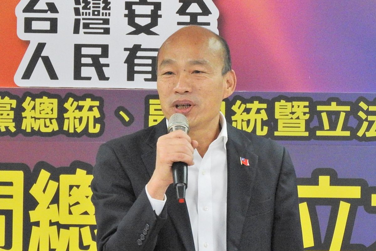 國民黨總統候選人韓國瑜。( 圖 / 記者陳弘志攝 )