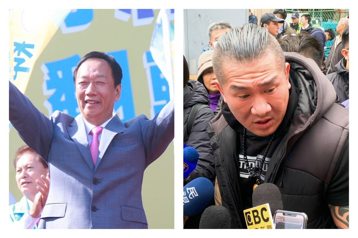 ▲鴻海集團創辦人郭台銘和成吉思汗健身房創辦人陳之漢。(圖／記者葉政勳、宋原彰攝）