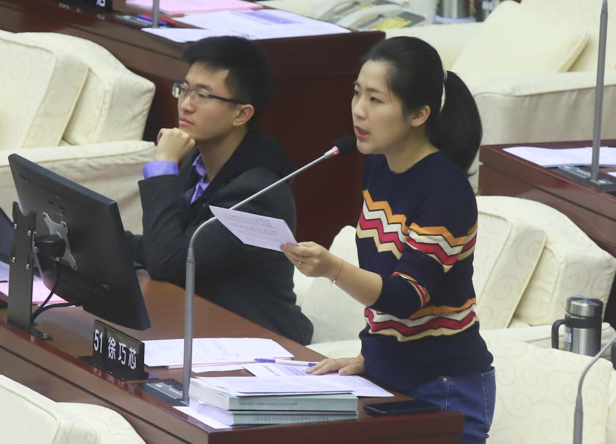 ▲國民黨台北市議員徐巧芯。（圖／記者葉政勳攝 , 2019.12.26）