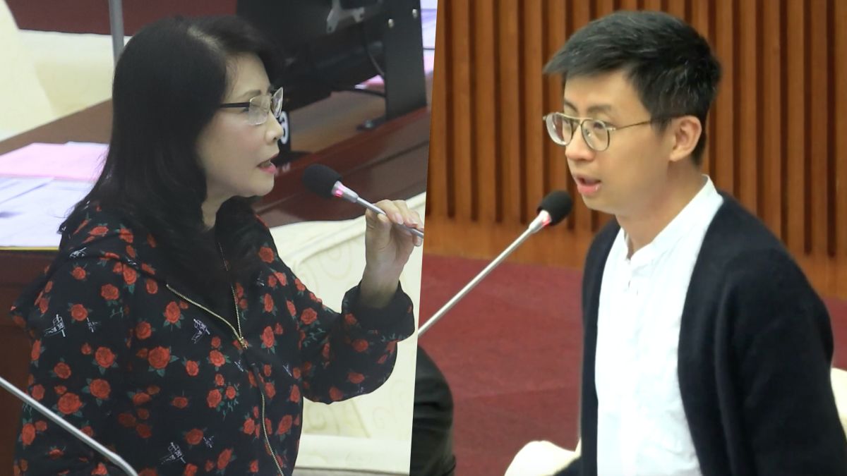 ▲國民黨台北市議員秦慧珠、無黨籍台北市議員呱吉邱威傑。（圖／記者葉政勳攝, 2019.12.26）