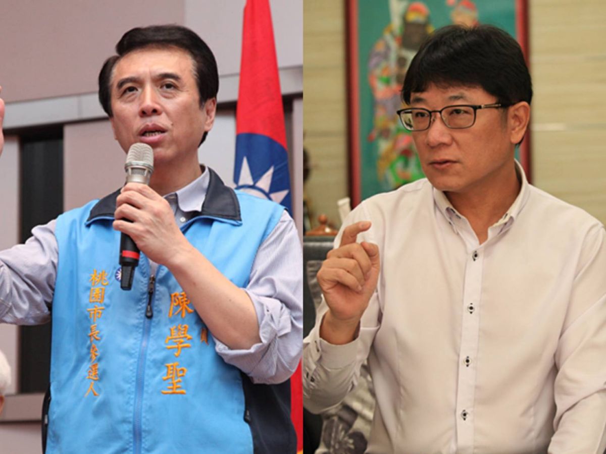 ▲陳學聖與趙正宇近身肉搏，陳提10問質疑趙的政治背景；趙也反批陳烏賊戰術，用藍綠分化市民。（圖／資料照片）