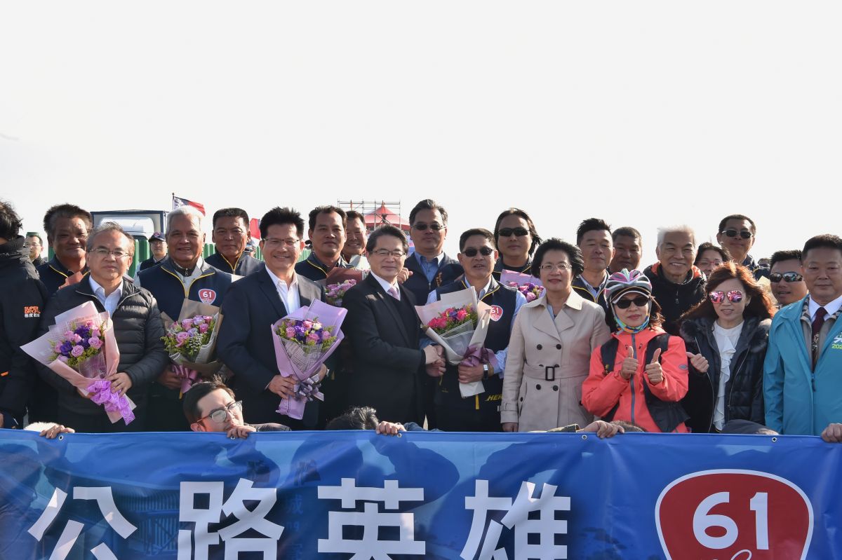 ▲交通部公路總局舉辦「台61線西濱快速公路芳苑交流道至大城交流道新建工程」通車典禮。（圖／記者陳雅芳攝，2019.12.27）