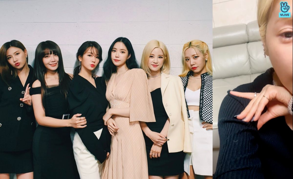 ▲Apink《KBS歌謠大祝祭》表演被硬生生中斷。（圖／Apink Twitter、VLIVE）