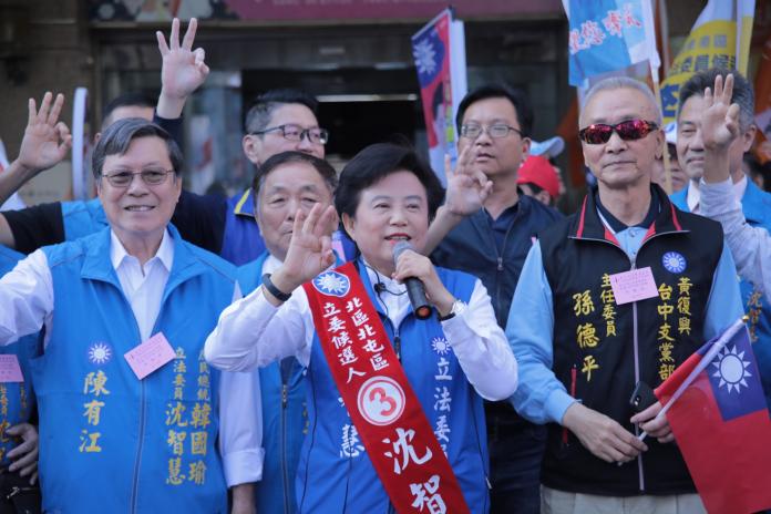 台中市第五選區候選人支持度 民調顯示沈智慧大幅領先