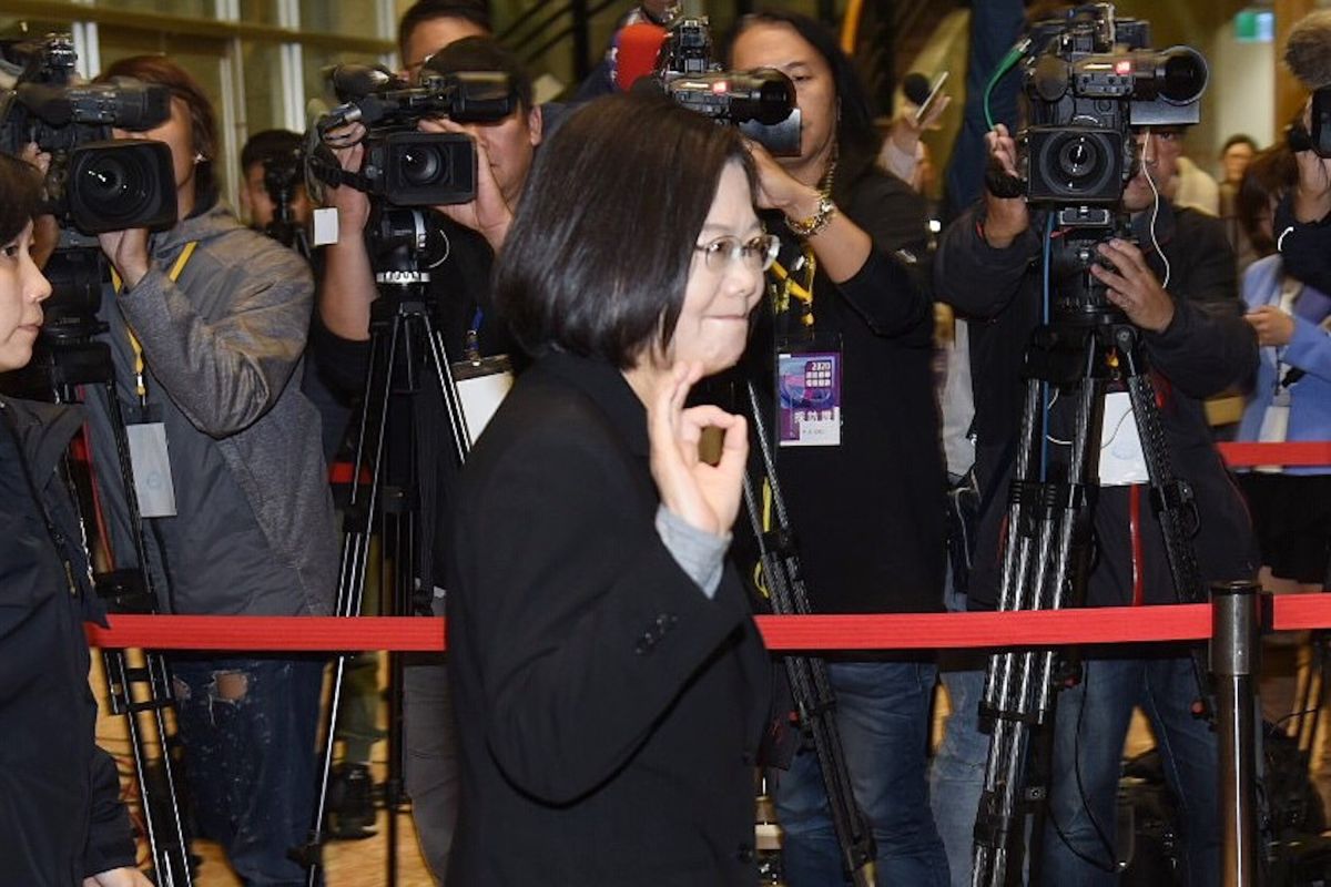 ▲民進黨提名總統候選人蔡英文。（圖／記者陳明安攝）