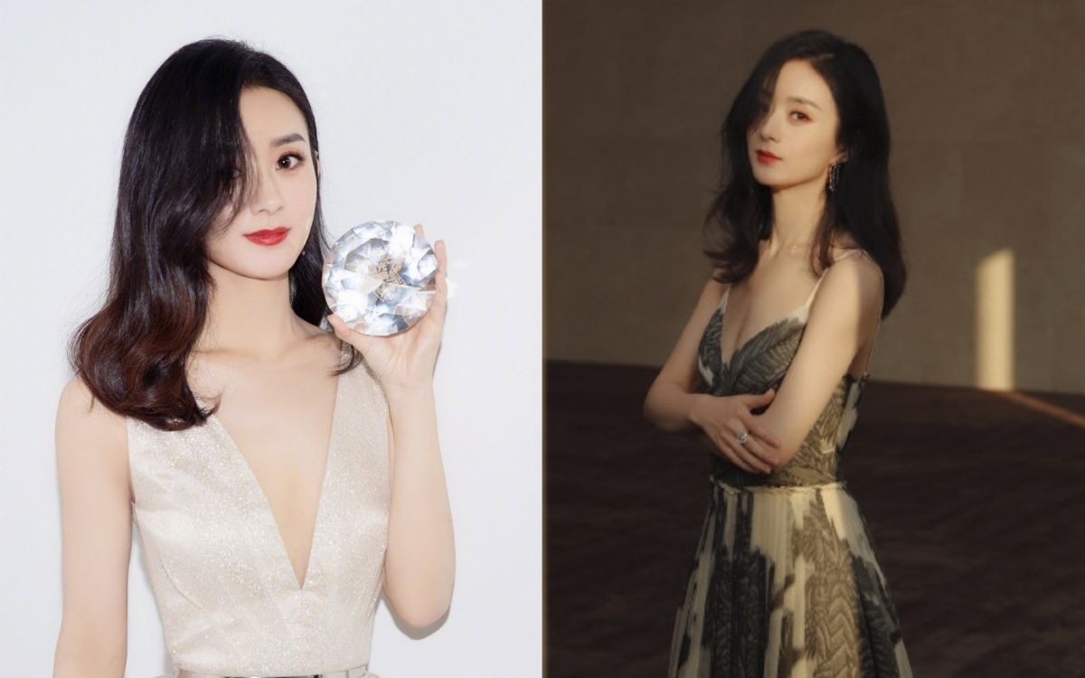 ▲趙麗穎出席2019騰訊視頻星光大賞。（圖／翻攝微博） 