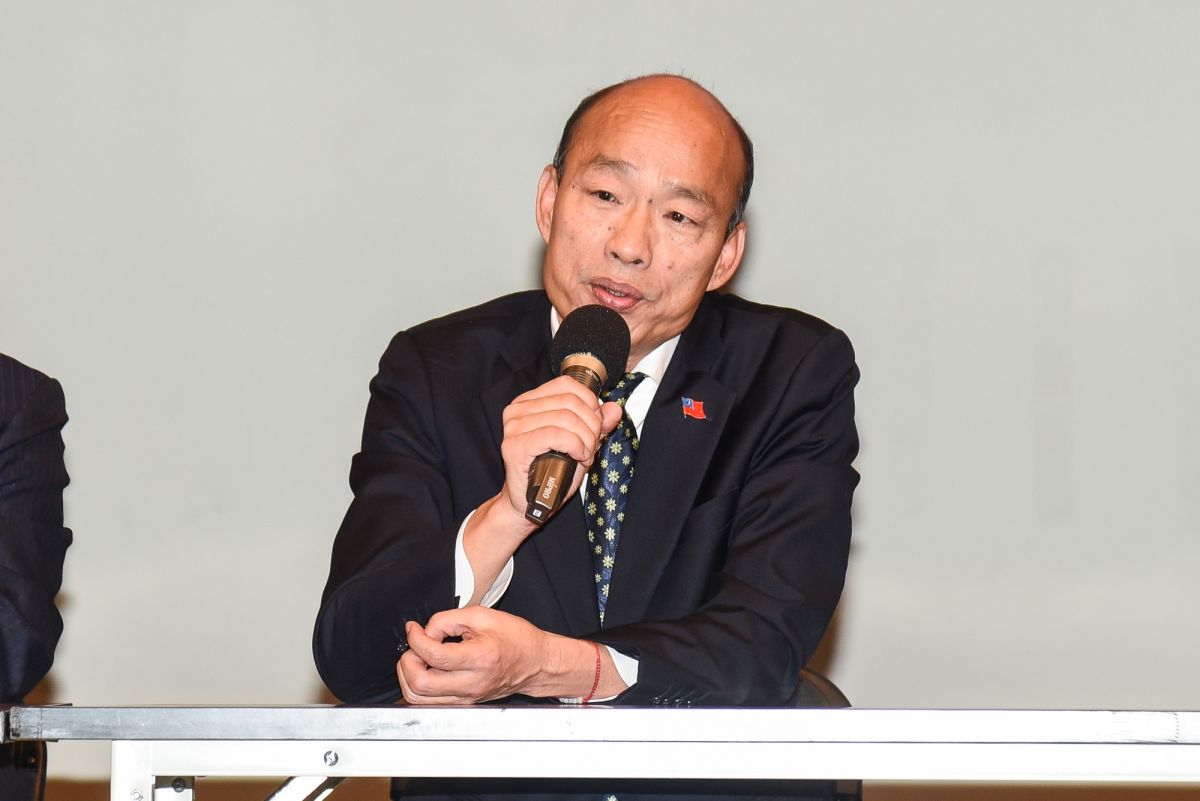 ▲國民黨提名總統候選人韓國瑜。（圖／記者林柏年攝）