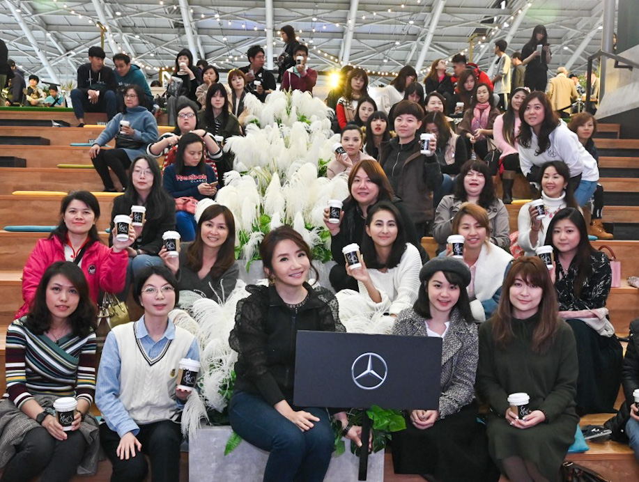 ▲陶晶瑩以「探索未知的未來與自己」為題演講。（圖／台灣賓士）